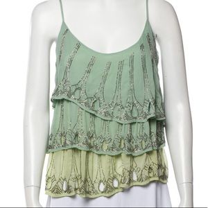 Filippa K Green Beaded Top
